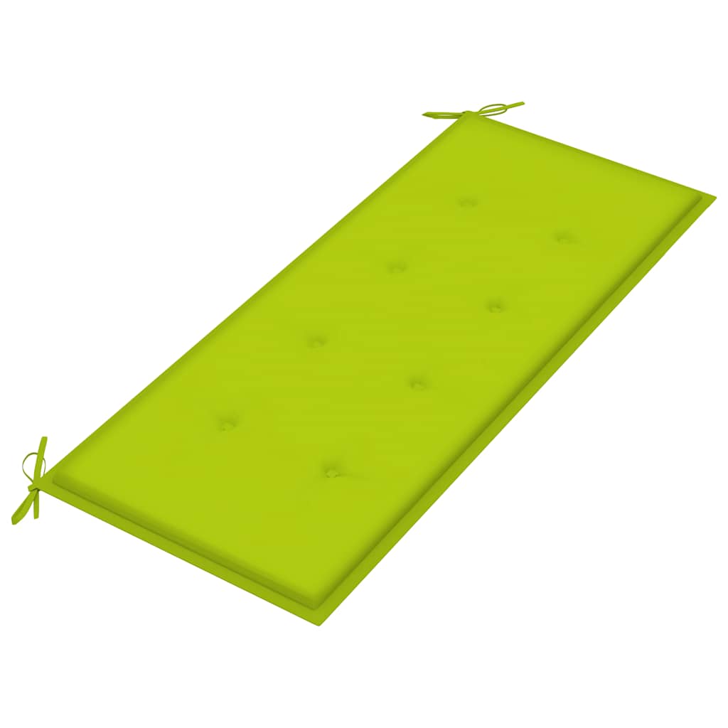 Vrtna klupa s jastukom 120 cm od bambusa