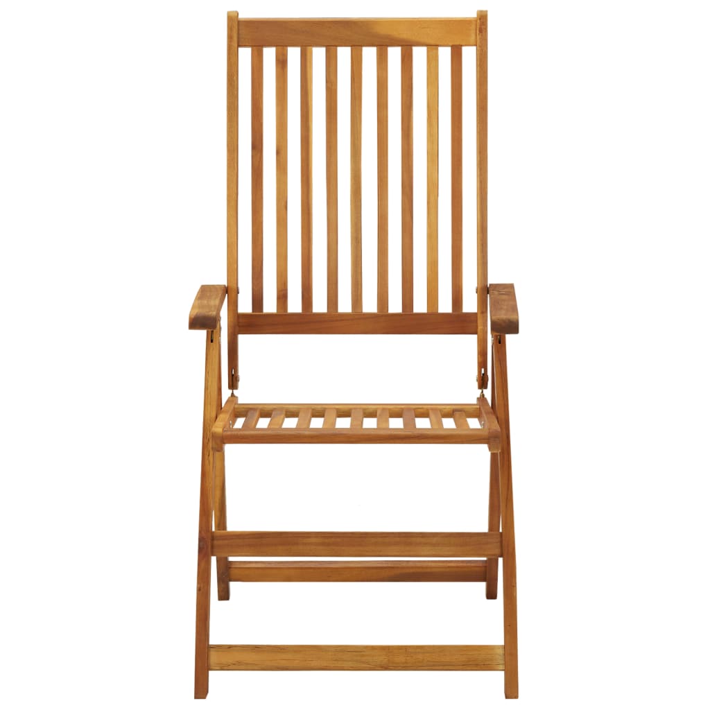 Sklopive vrtne stolice s jastucima 6 kom od bagremovog drva