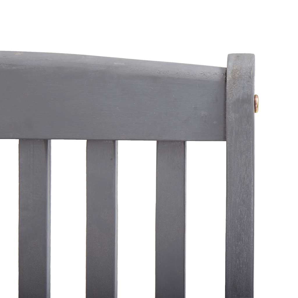 Sklopive vrtne stolice s jastucima 4 kom masivno bagremovo drvo