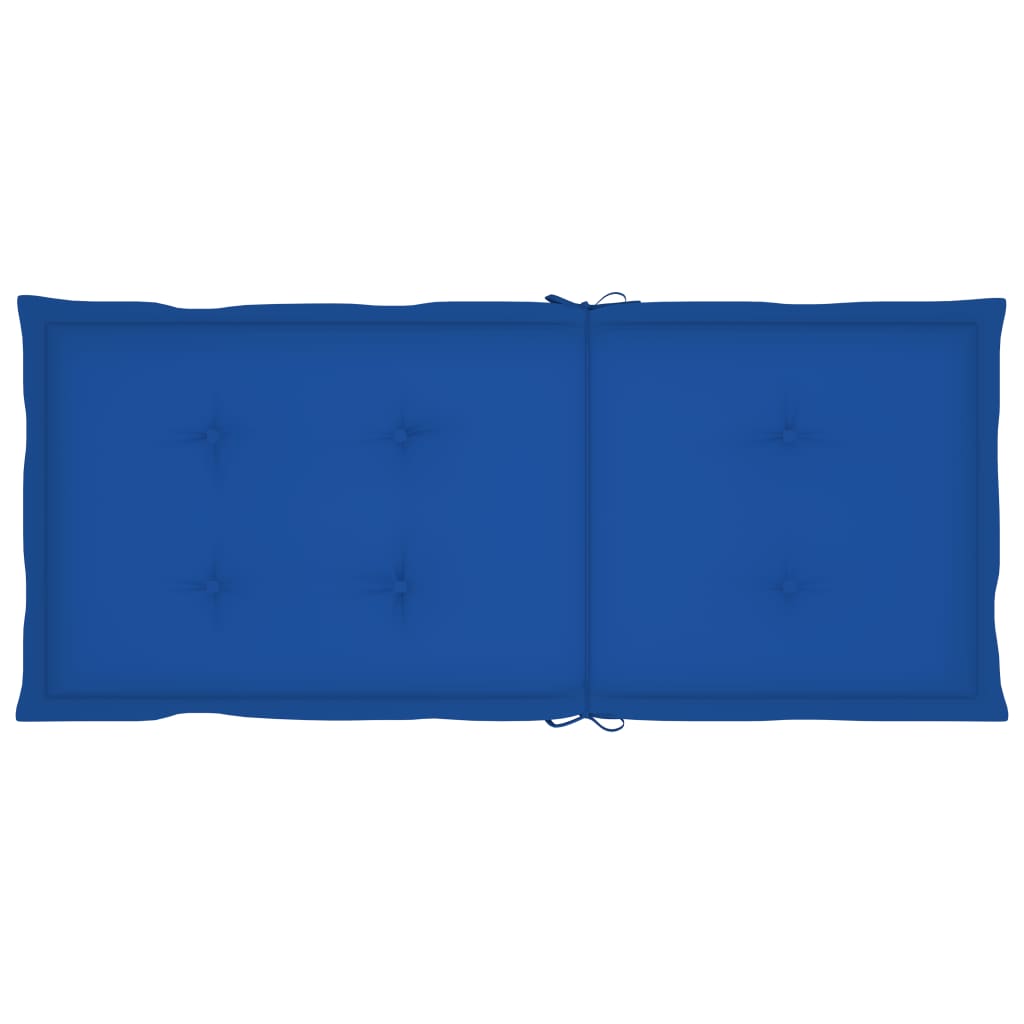 Nagibne vrtne stolice s jastucima 2 kom masivno bagremovo drvo
