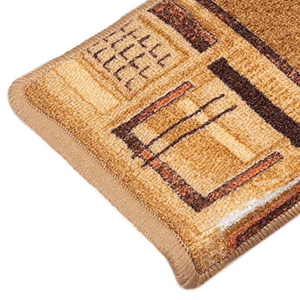 Samoljepljivi otirači za stepenice 15 kom 65x21x4 cm bež