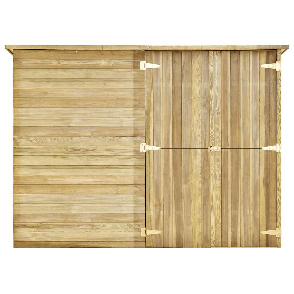 Vrtno spremište za bicikl 232x110x170 cm impregnirana borovina