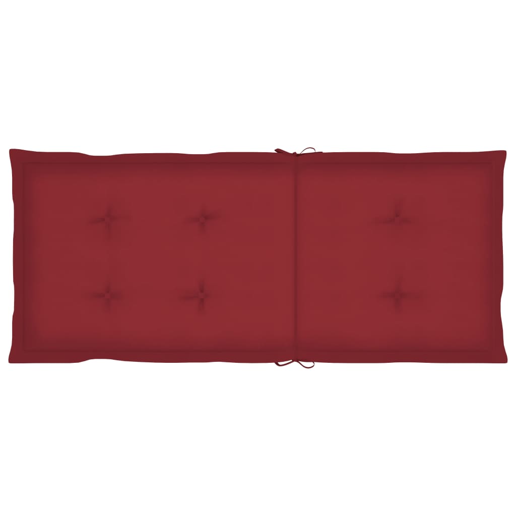 Nagibne vrtne stolice s jastucima 4 kom masivno bagremovo drvo