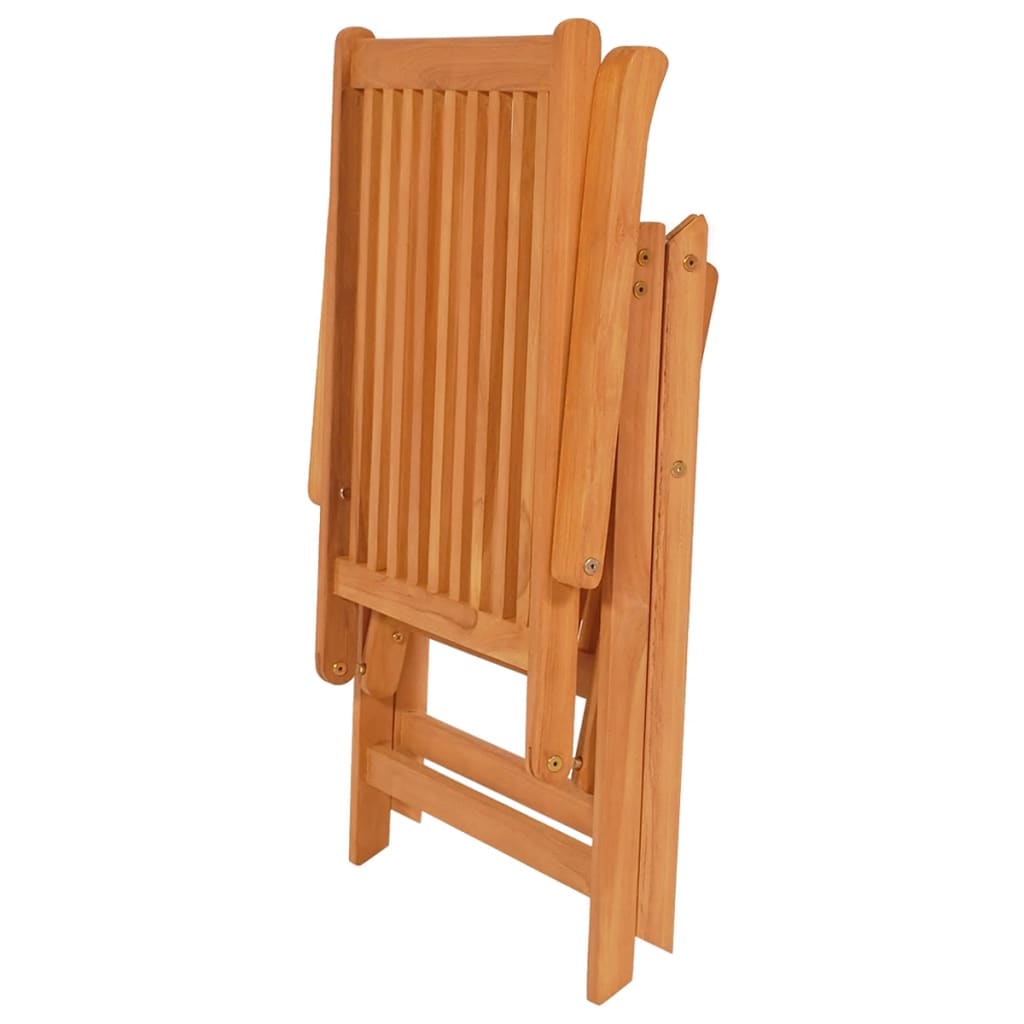 Vrtne stolice s kraljevsko plavim jastucima 4 kom od tikovine