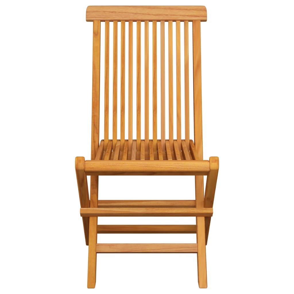 Vrtne stolice s bež jastucima 6 kom od masivne tikovine