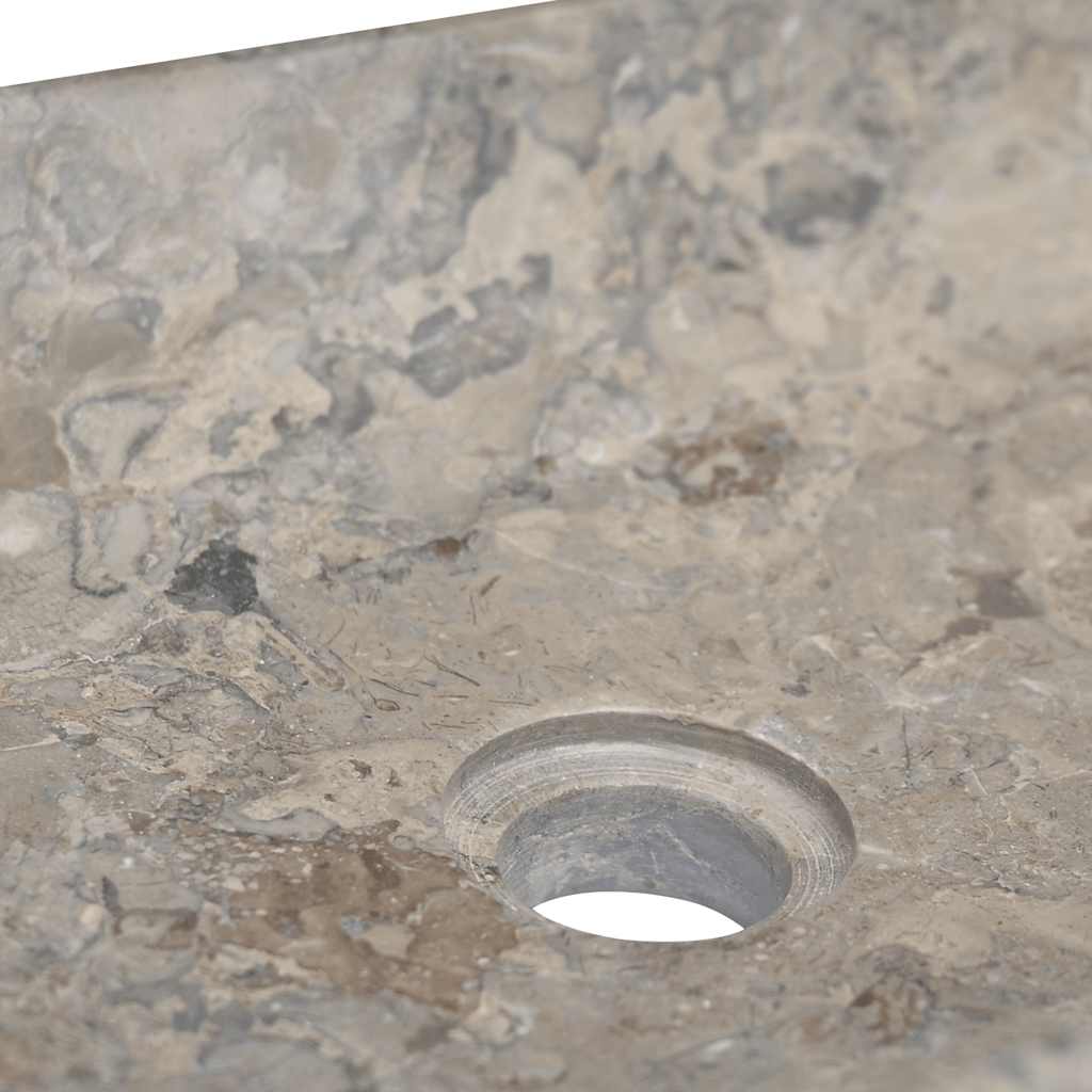 Umivaonik sivi 50 x 35 x 10 cm mramorni