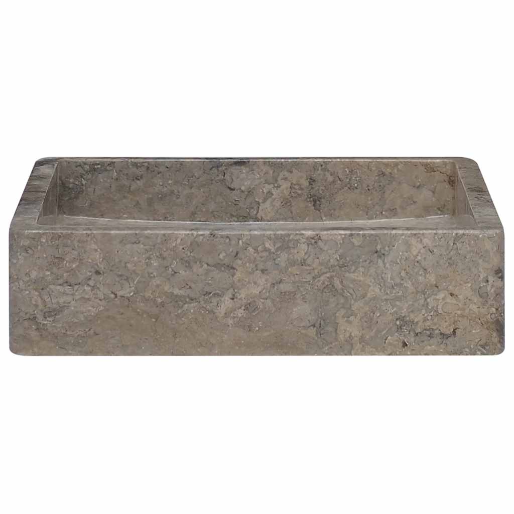 Umivaonik sivi 40 x 40 x 10 cm mramorni