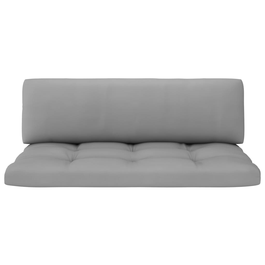 Srednja vrtna sofa od paleta od sivo impregnirane borovine