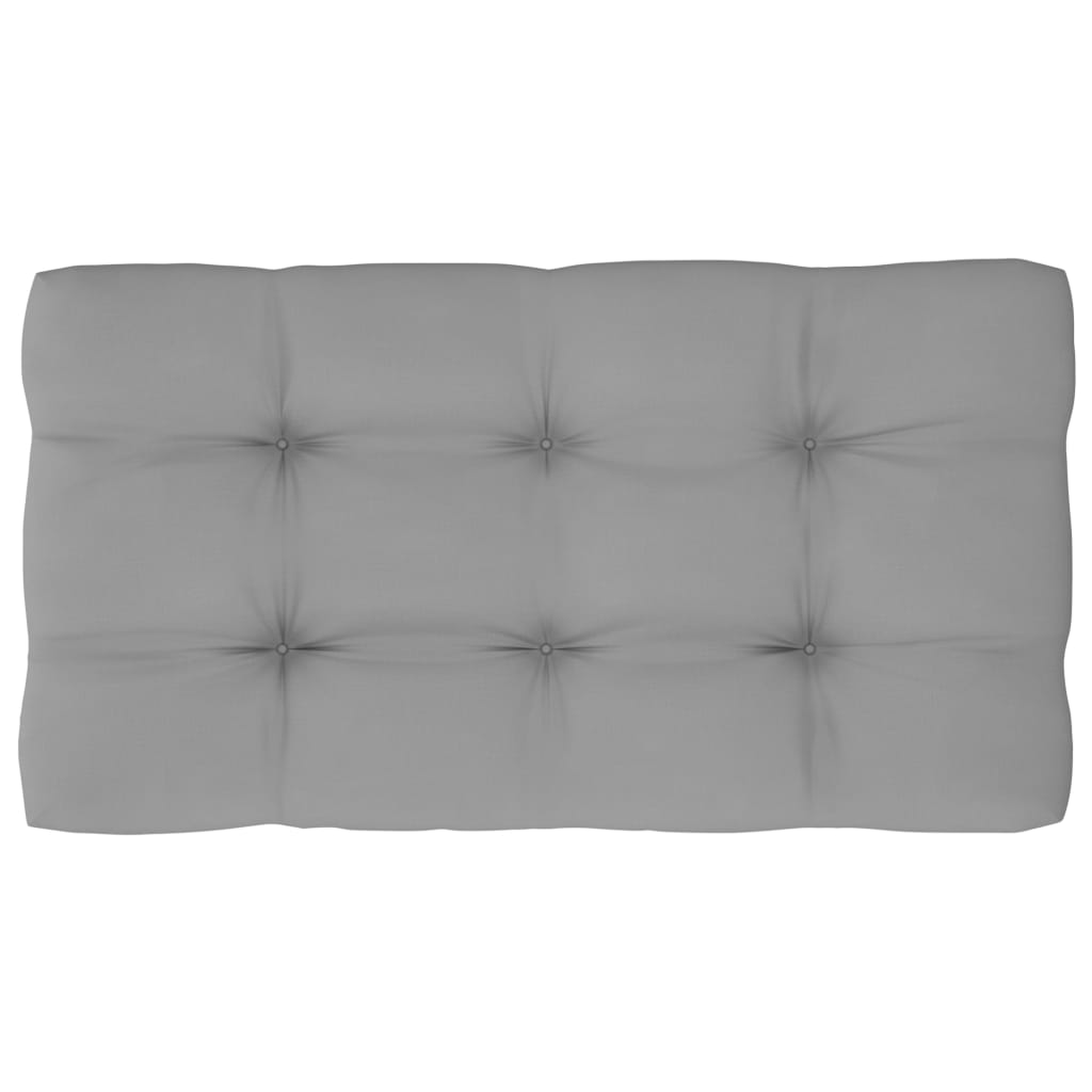 Srednja vrtna sofa od paleta od sivo impregnirane borovine