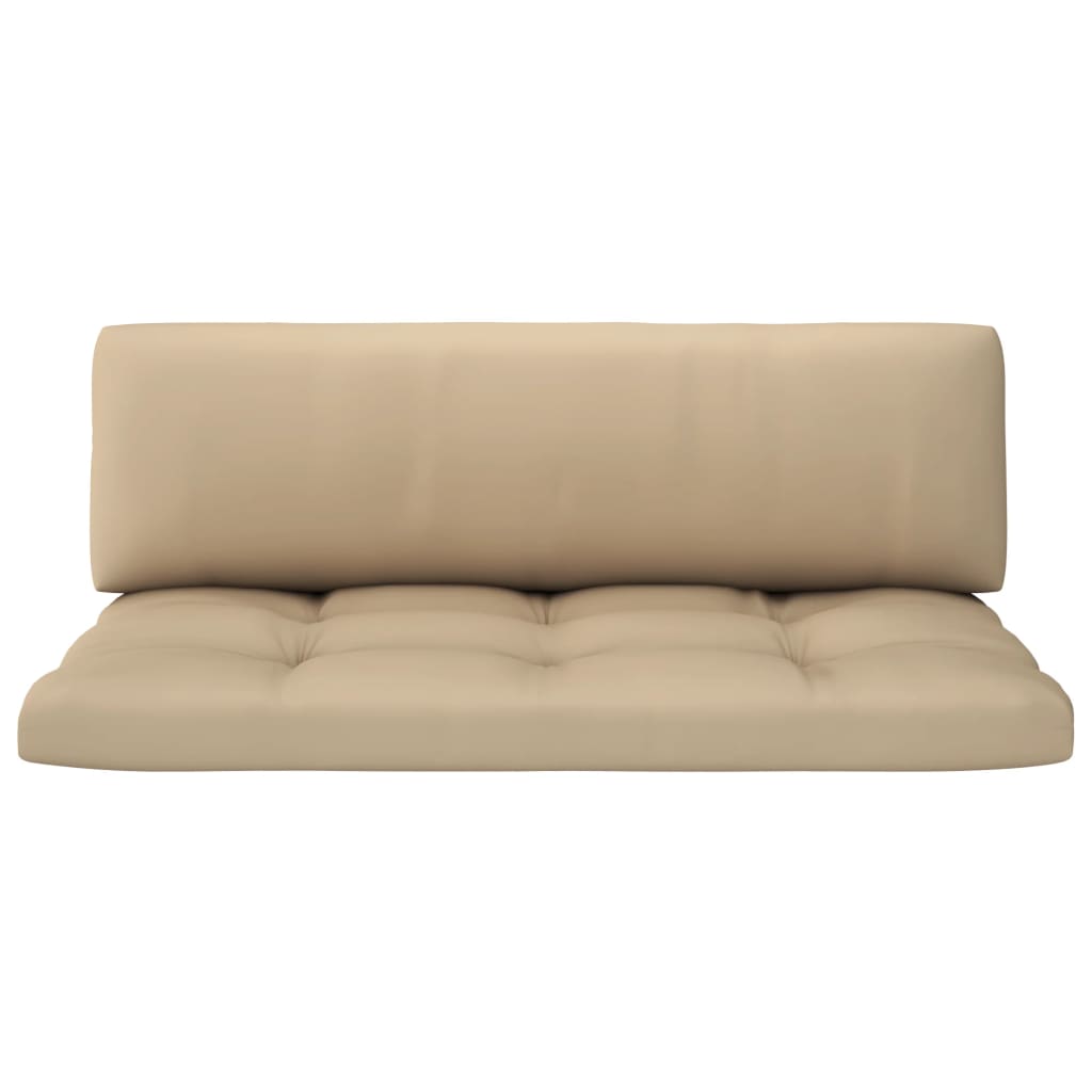Srednja vrtna sofa od paleta od sivo impregnirane borovine