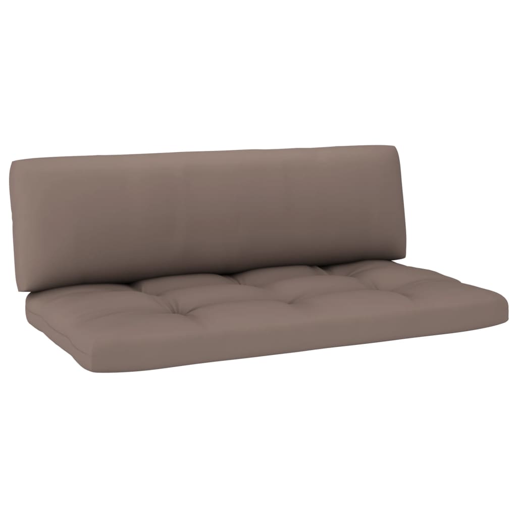 Srednja vrtna sofa od paleta od sivo impregnirane borovine
