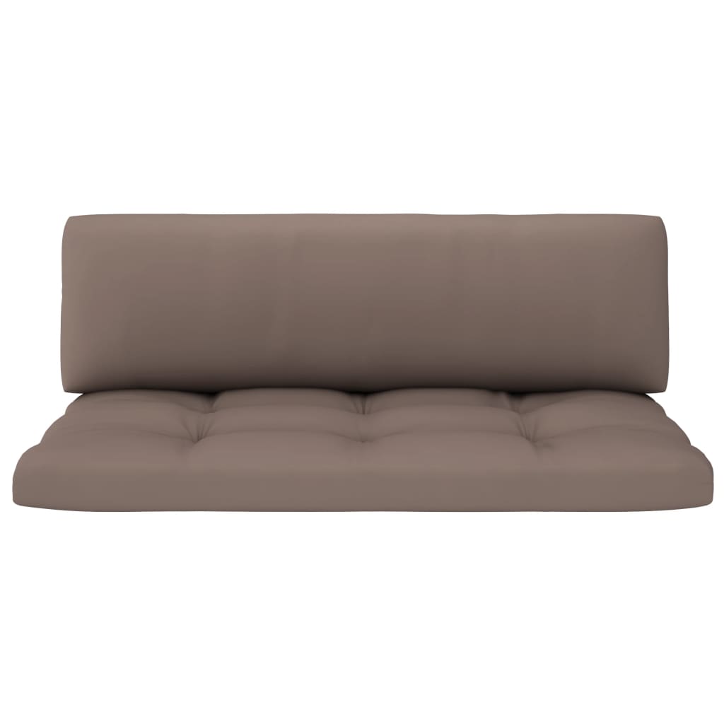 Srednja vrtna sofa od paleta od sivo impregnirane borovine