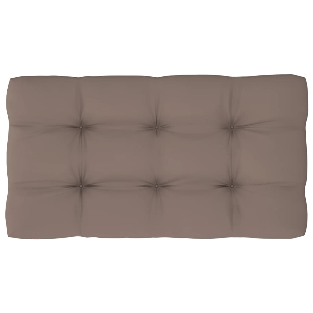 Srednja vrtna sofa od paleta od sivo impregnirane borovine