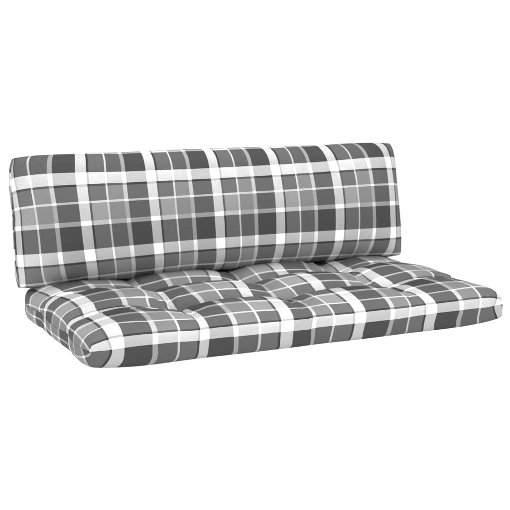 Srednja vrtna sofa od paleta od sivo impregnirane borovine