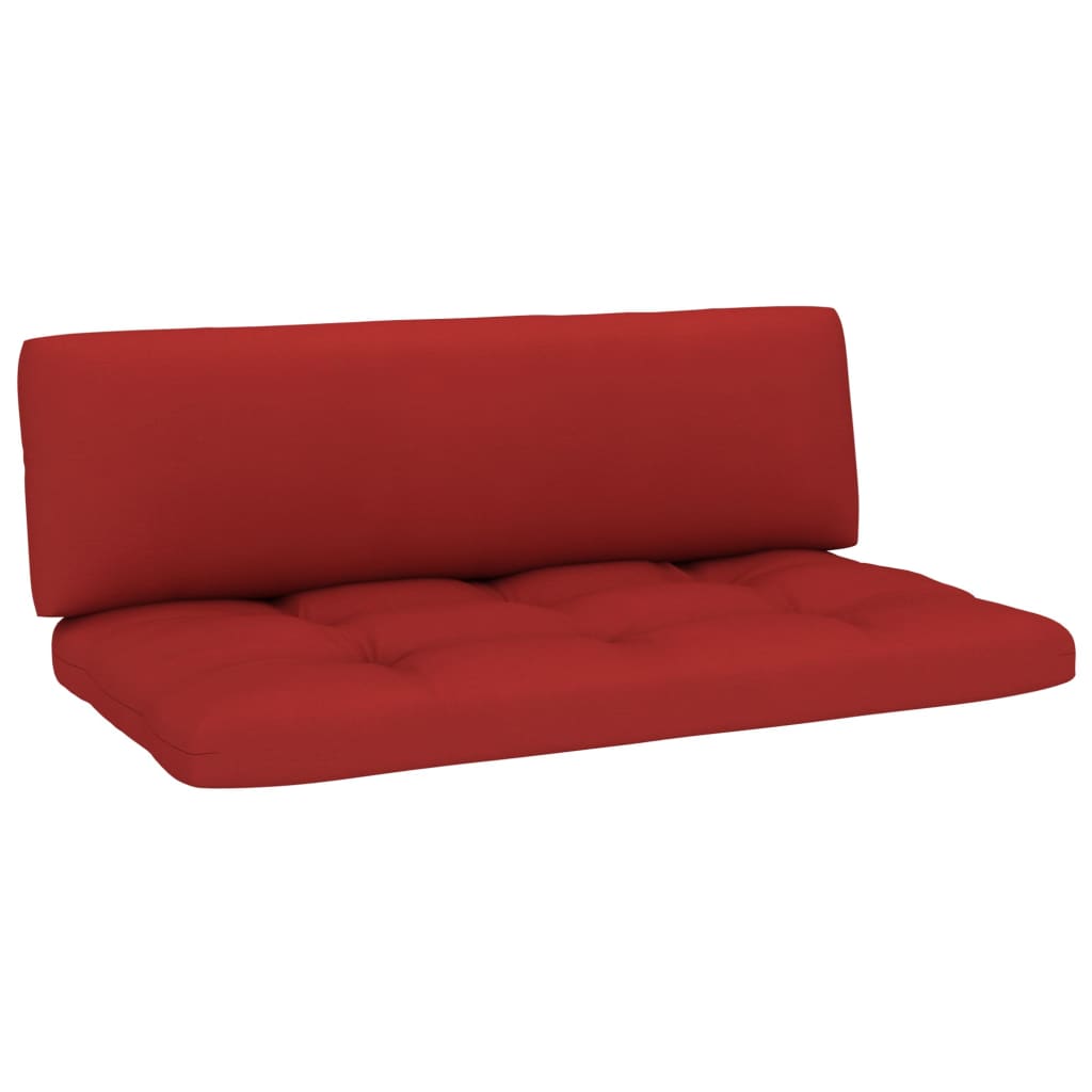 Srednja vrtna sofa od paleta od bijelo impregnirane borovine