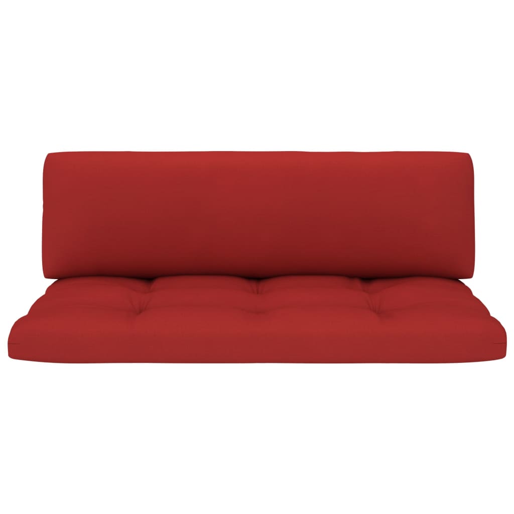 Srednja vrtna sofa od paleta od bijelo impregnirane borovine