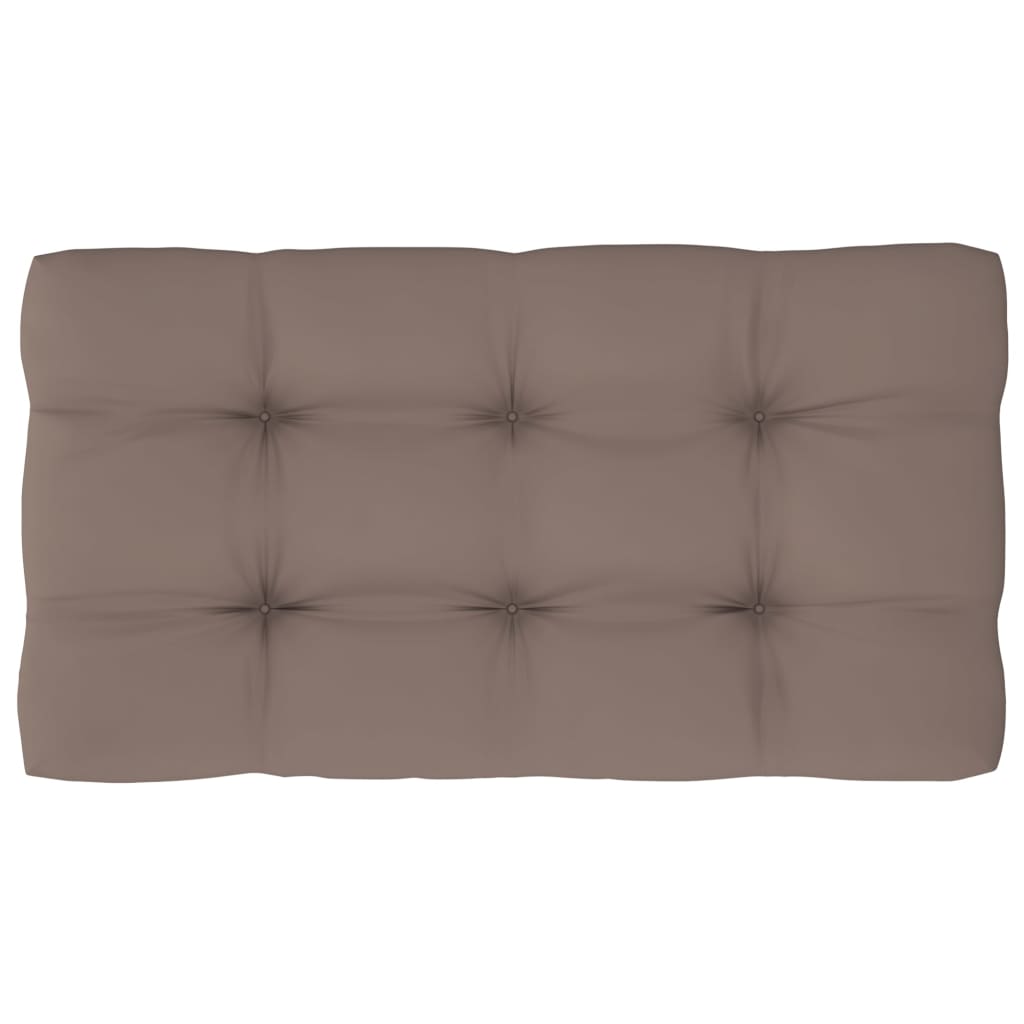 Srednja vrtna sofa od paleta od bijelo impregnirane borovine