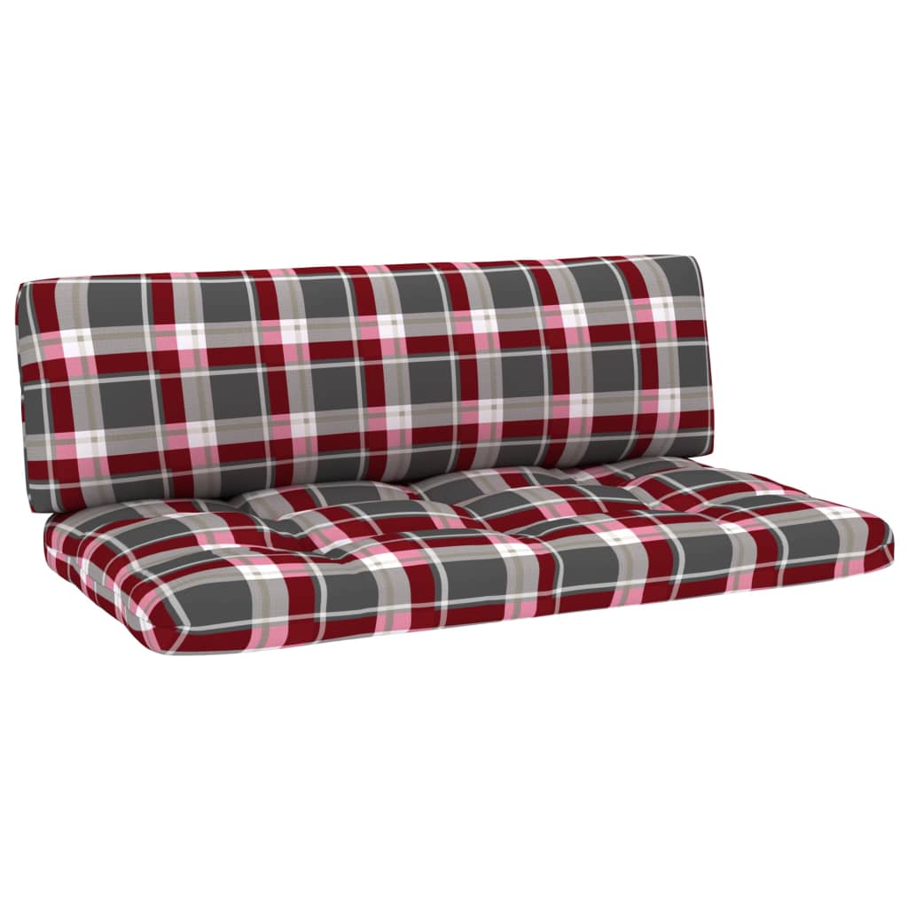 Srednja vrtna sofa od paleta od bijelo impregnirane borovine