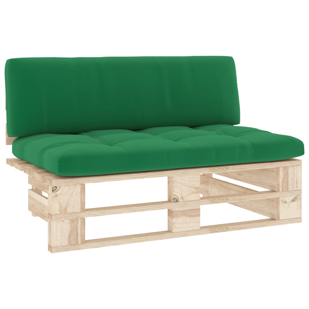 Srednja vrtna sofa od paleta od impregnirane borovine
