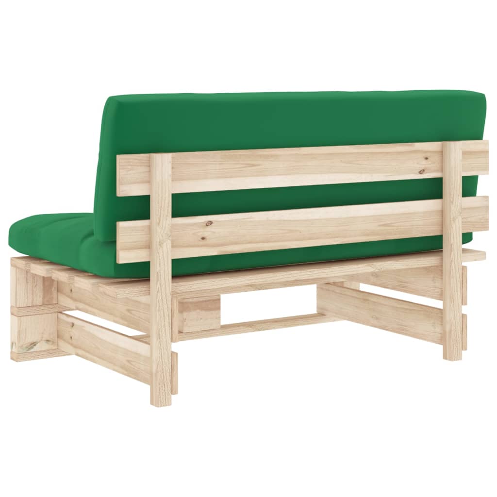 Srednja vrtna sofa od paleta od impregnirane borovine