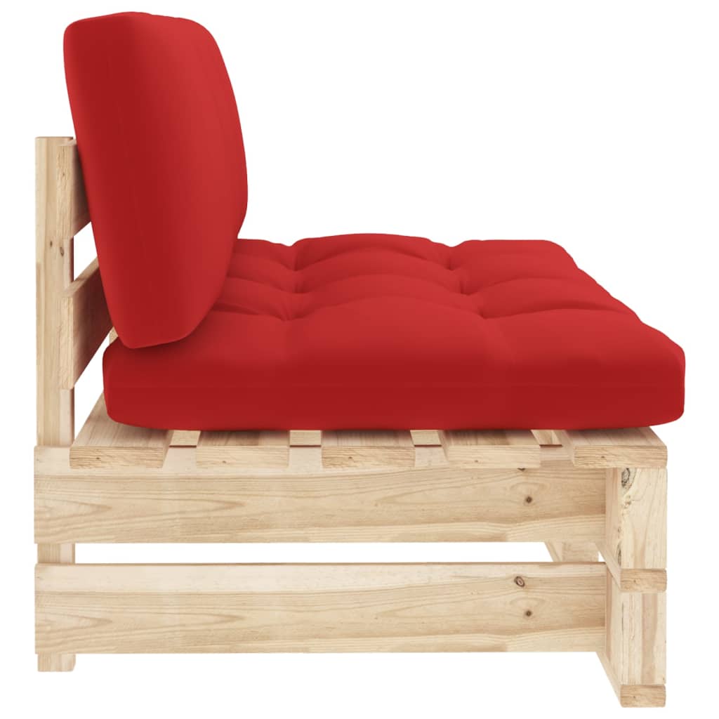 Srednja vrtna sofa od paleta od impregnirane borovine