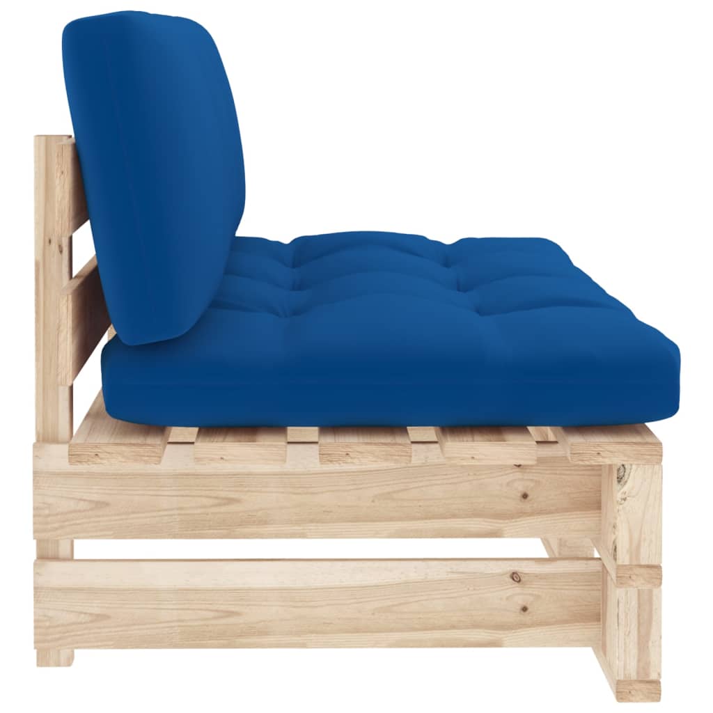 Srednja vrtna sofa od paleta od impregnirane borovine