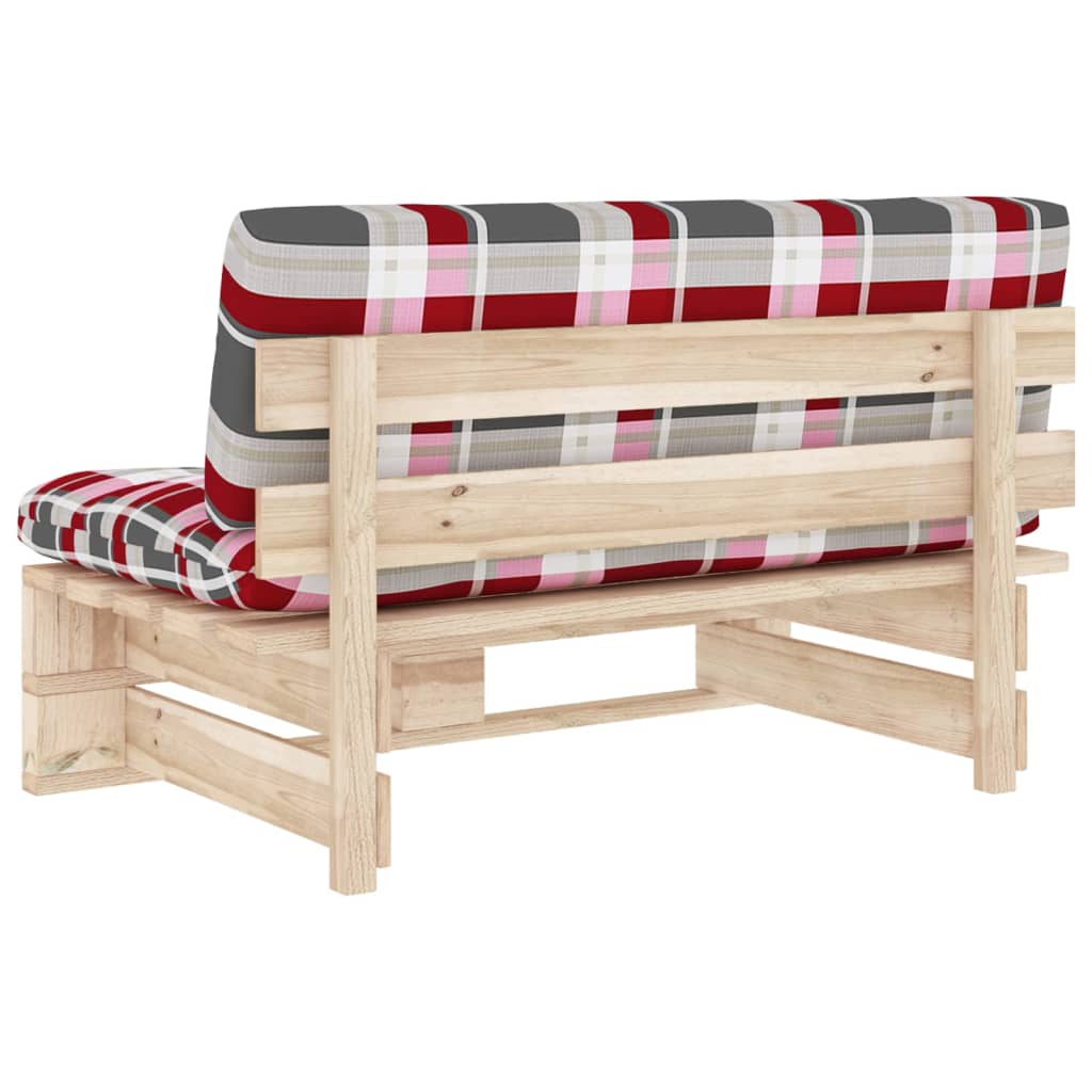 Srednja vrtna sofa od paleta od impregnirane borovine