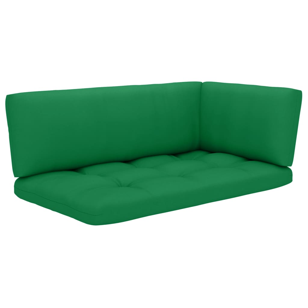 Kutna vrtna sofa od paleta od sivo impregnirane borovine