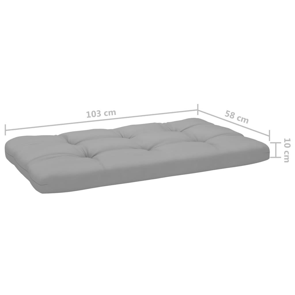 Kutna vrtna sofa od paleta od crno impregnirane borovine
