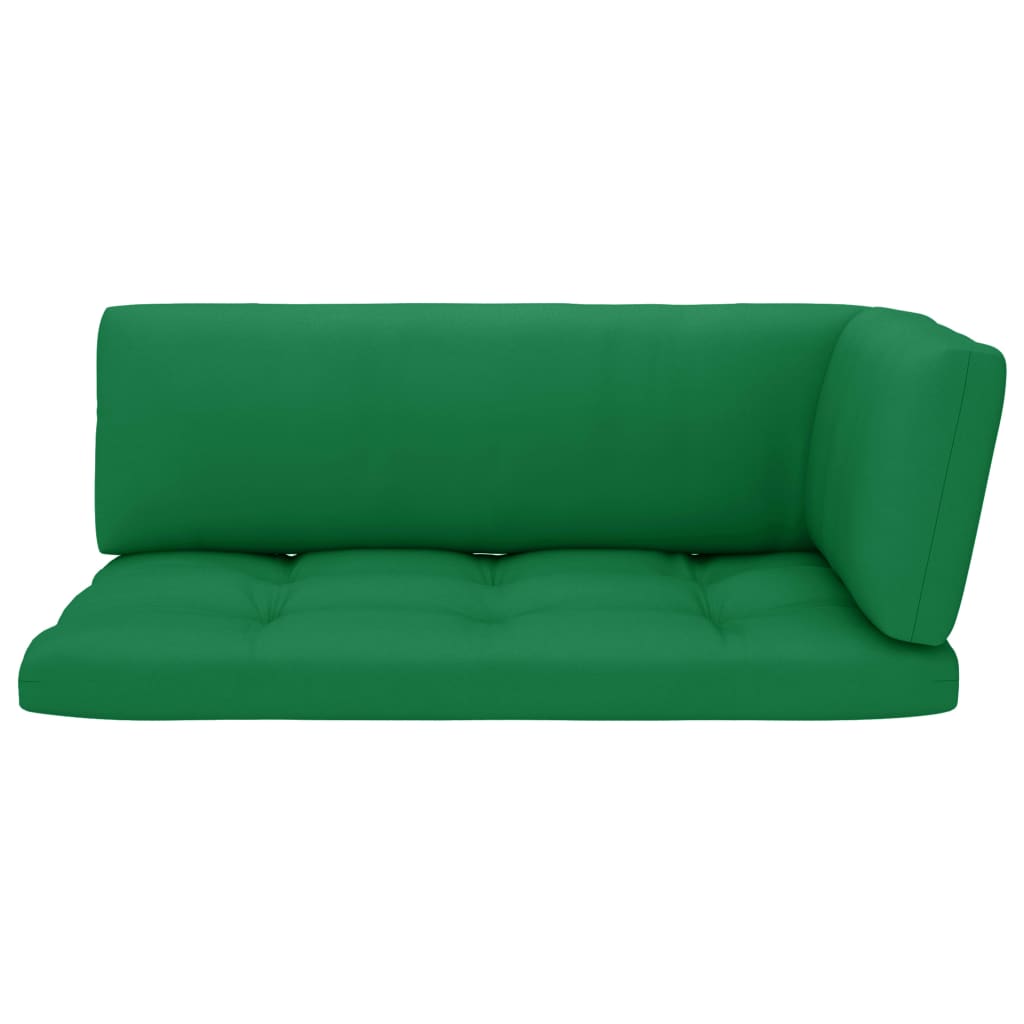 Kutna vrtna sofa od paleta boja meda od impregnirane borovine