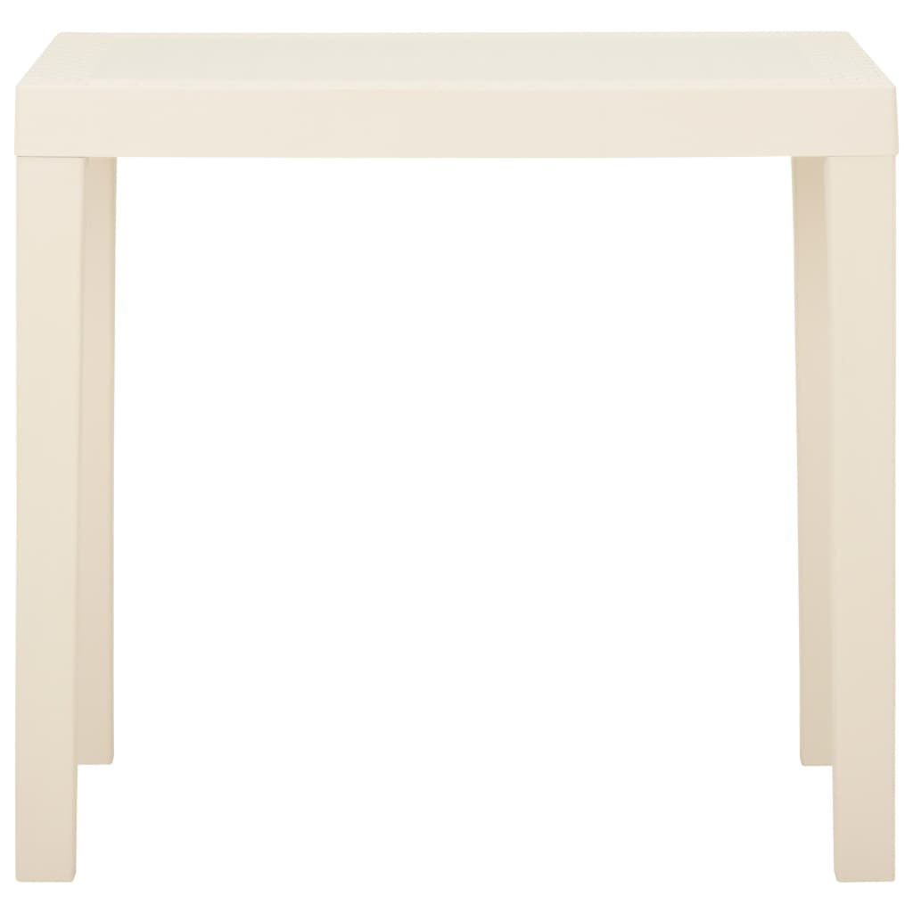 Vrtni stol bijeli 79 x 65 x 72 cm plastični