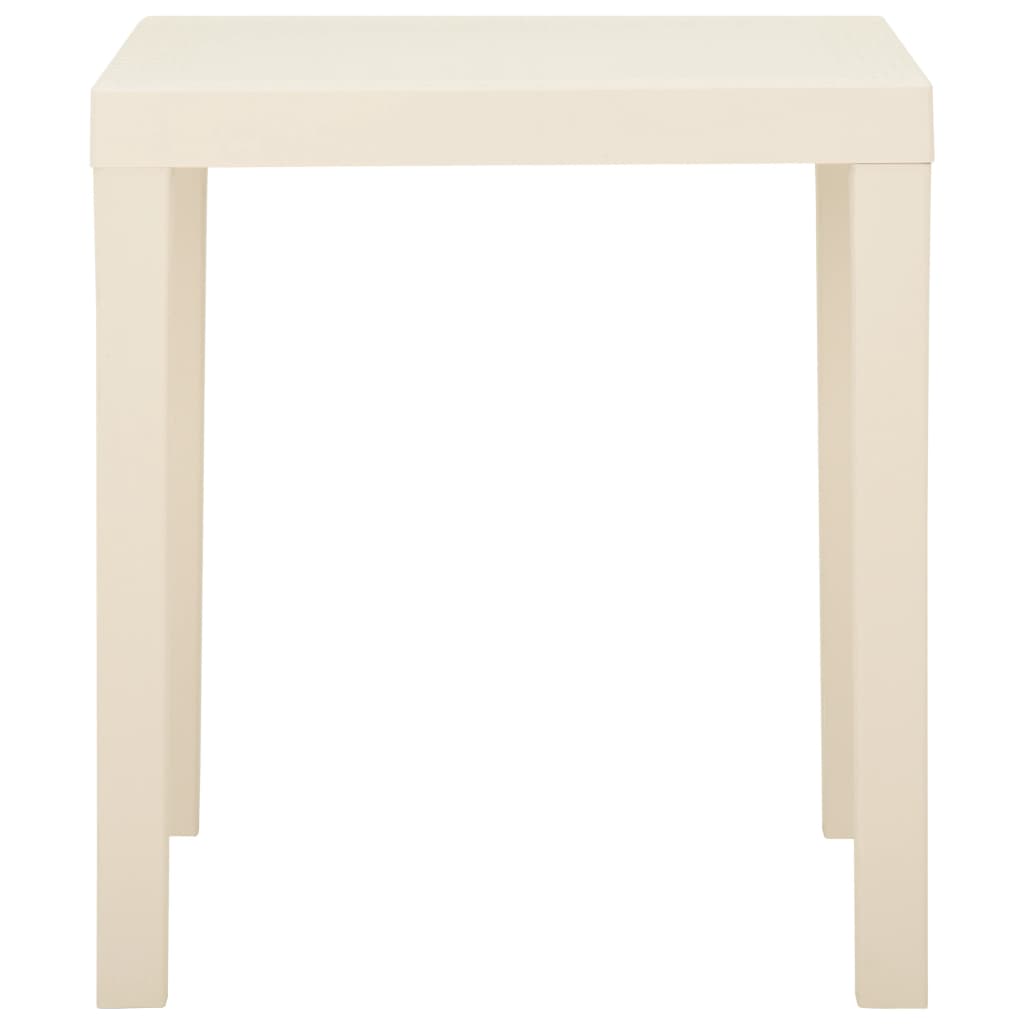 Vrtni stol bijeli 79 x 65 x 72 cm plastični