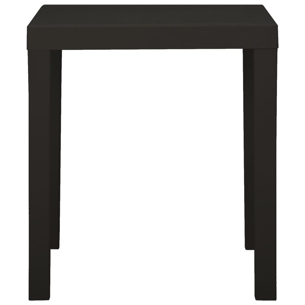 Vrtni stol antracit 79 x 65 x 72 cm plastični