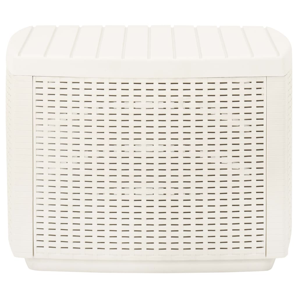Vrtni stol boja bijeli 53 x 53 x 40 cm plastični