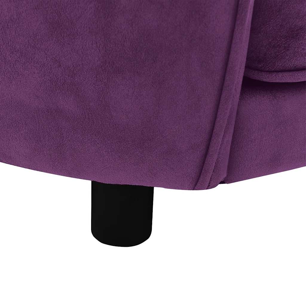 Sofa za pse bordo 69 x 49 x 40 cm plišana