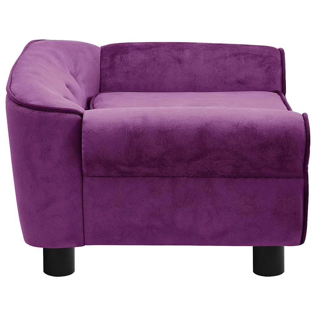 Sofa za pse bordo 72 x 45 x 30 cm plišana