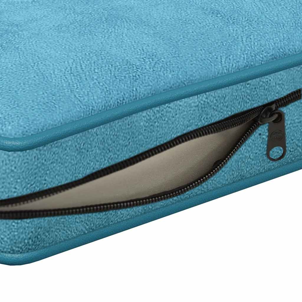 Sofa za pse tirkizna 72 x 45 x 30 cm plišana