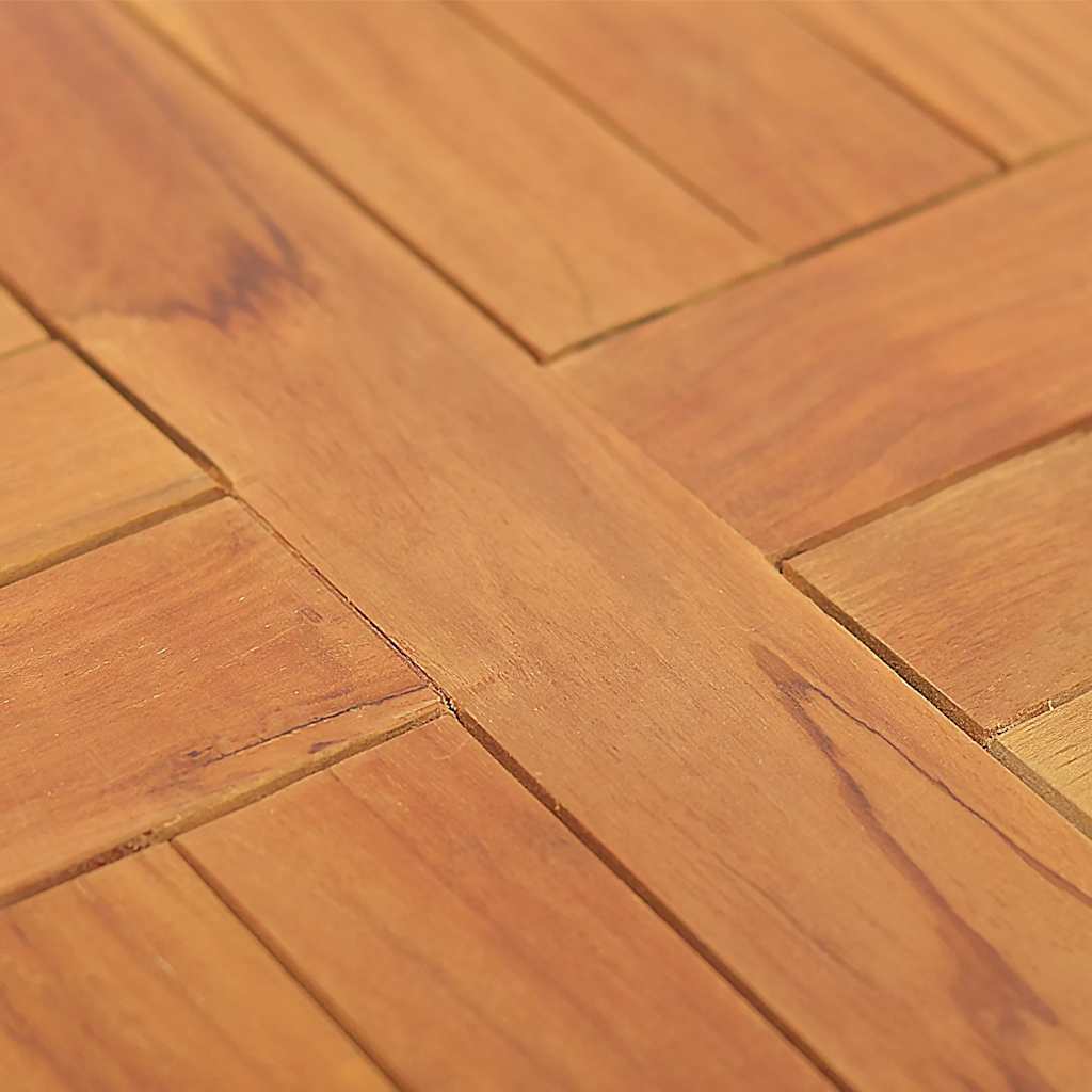 Stolna ploča od masivne tikovine okrugla 2,5 cm 40 cm