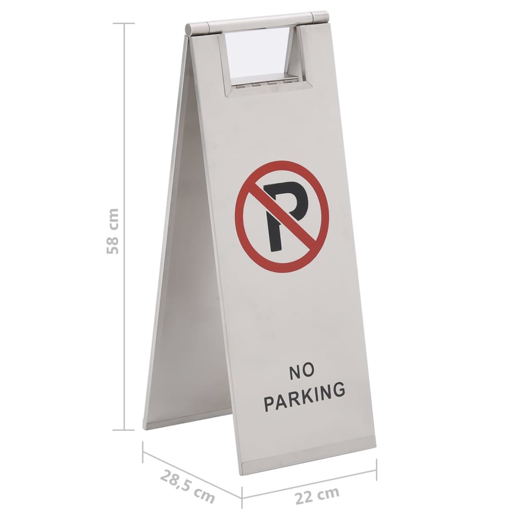 Sklopivi znak za parking od nehrđajućeg čelika