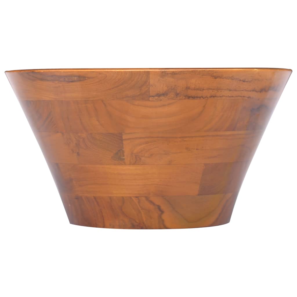 Umivaonik od masivne tikovine Φ 40 x 20 cm