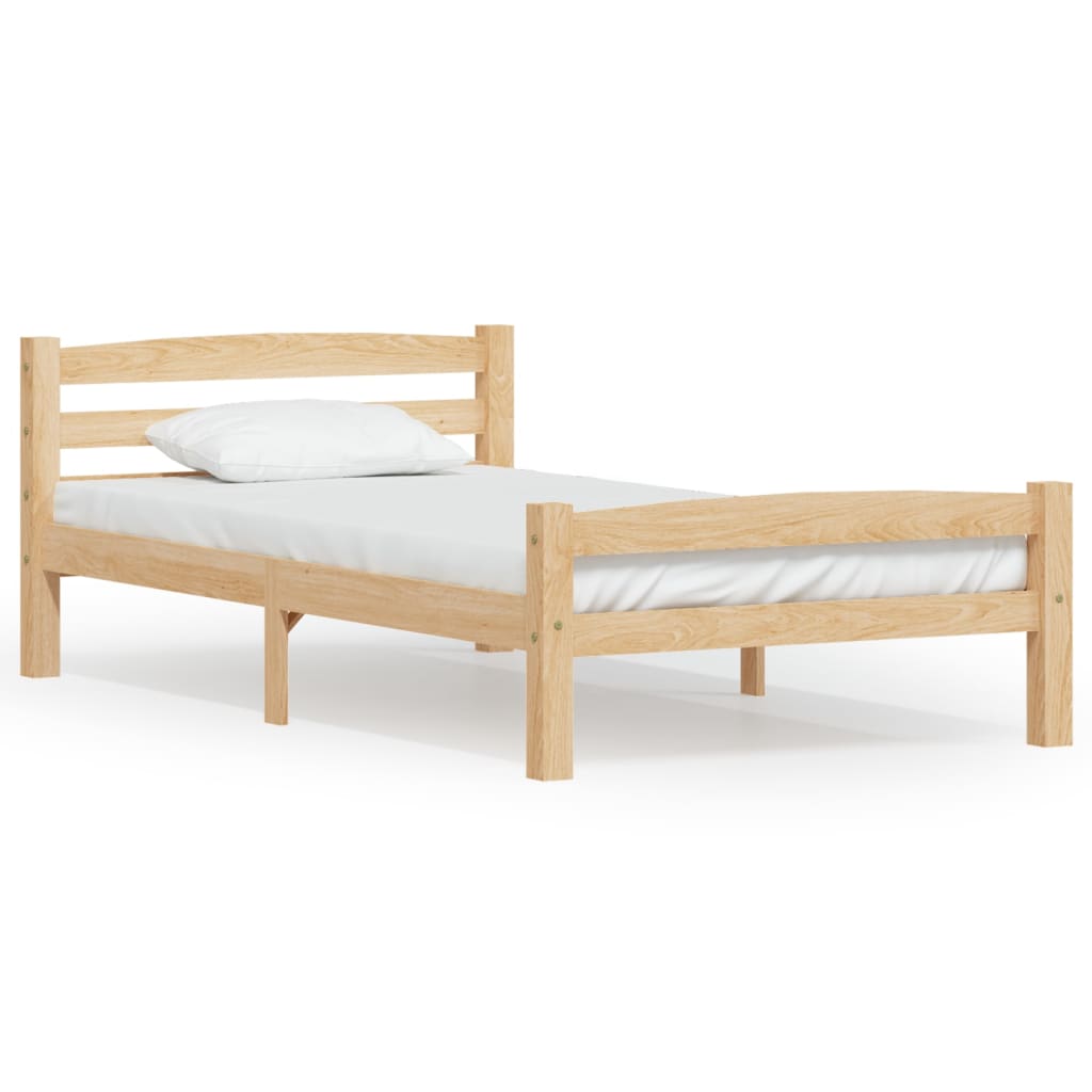 Okvir za krevet od masivne borovine 90 x 200 cm