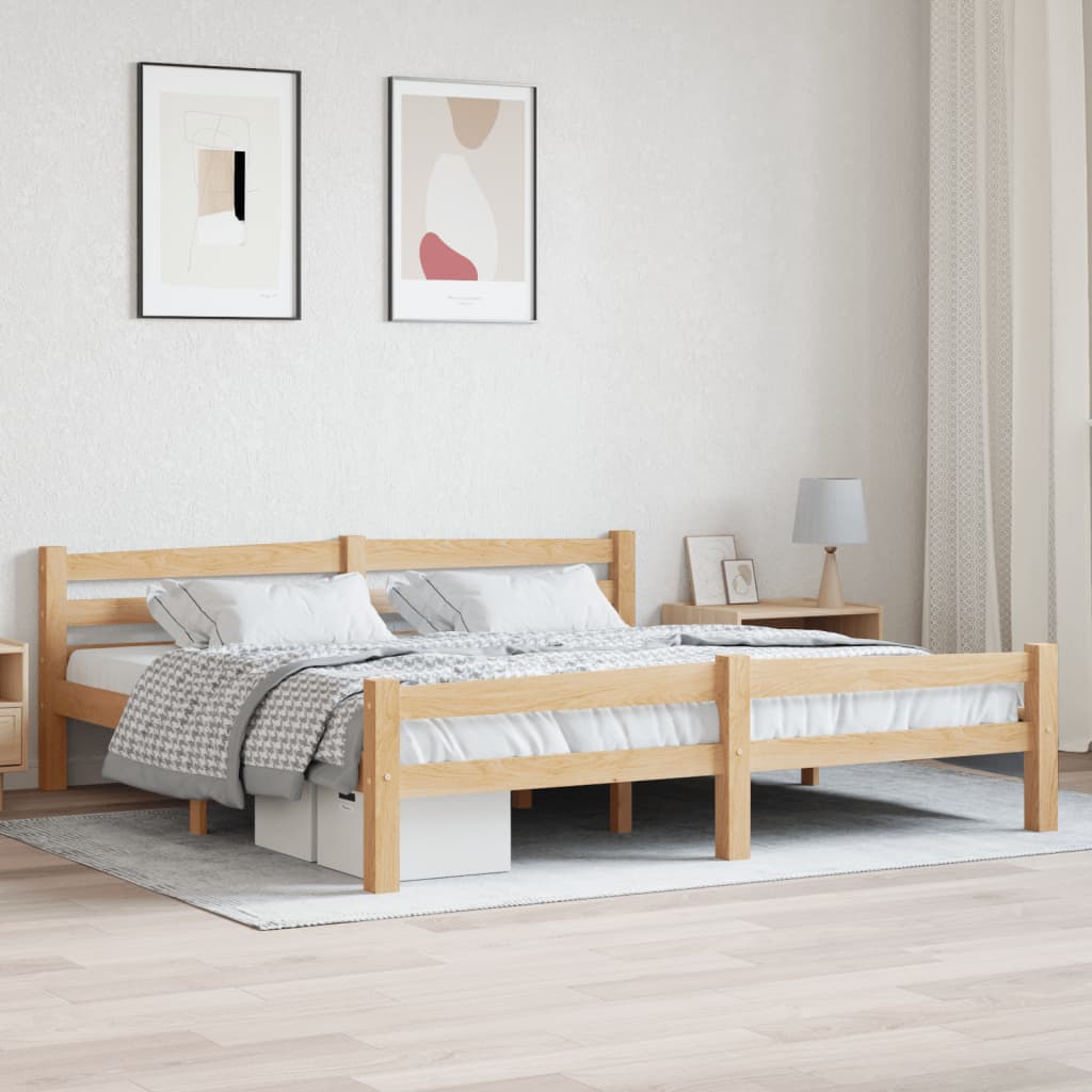 Okvir za krevet od masivne borovine 180 x 200 cm