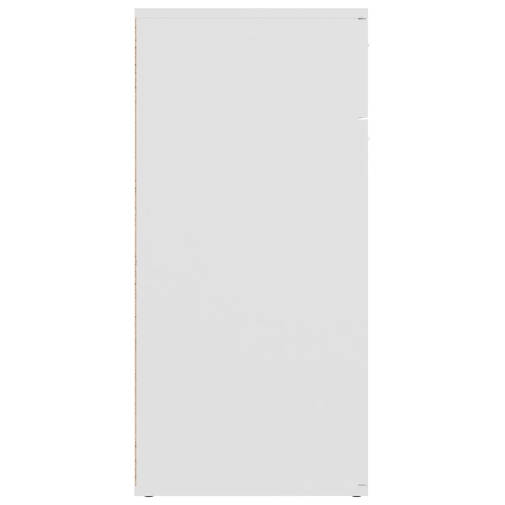 Komoda bijela 80 x 36 x 75 cm od konstruiranog drva