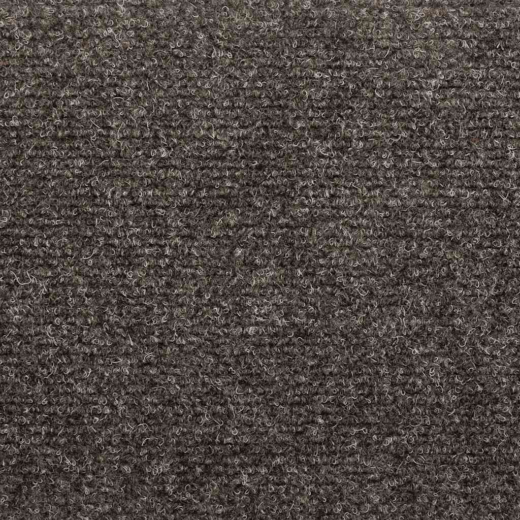 Prostirke za stepenice, samoljepljive, 5 kom, 56x17x3 cm, antracit, poluokrugle