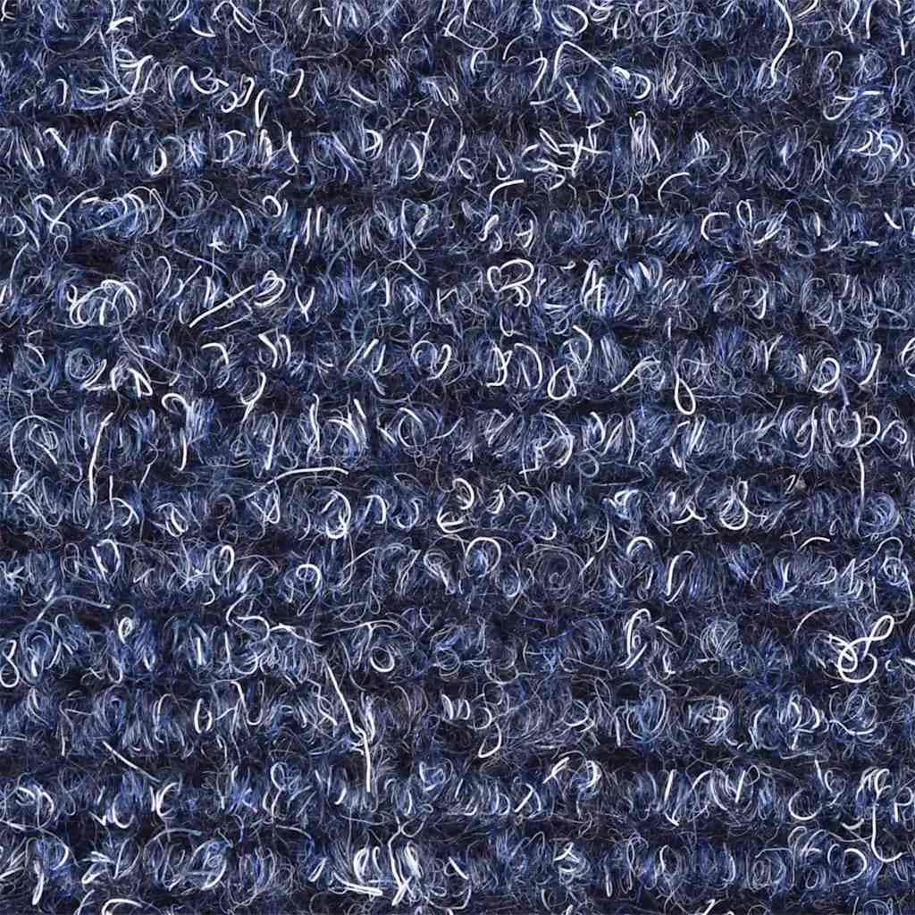 Prostirke za stepenice, samoljepljive, 10 kom, 65x21x4 cm, plave, poluokrugle, velike