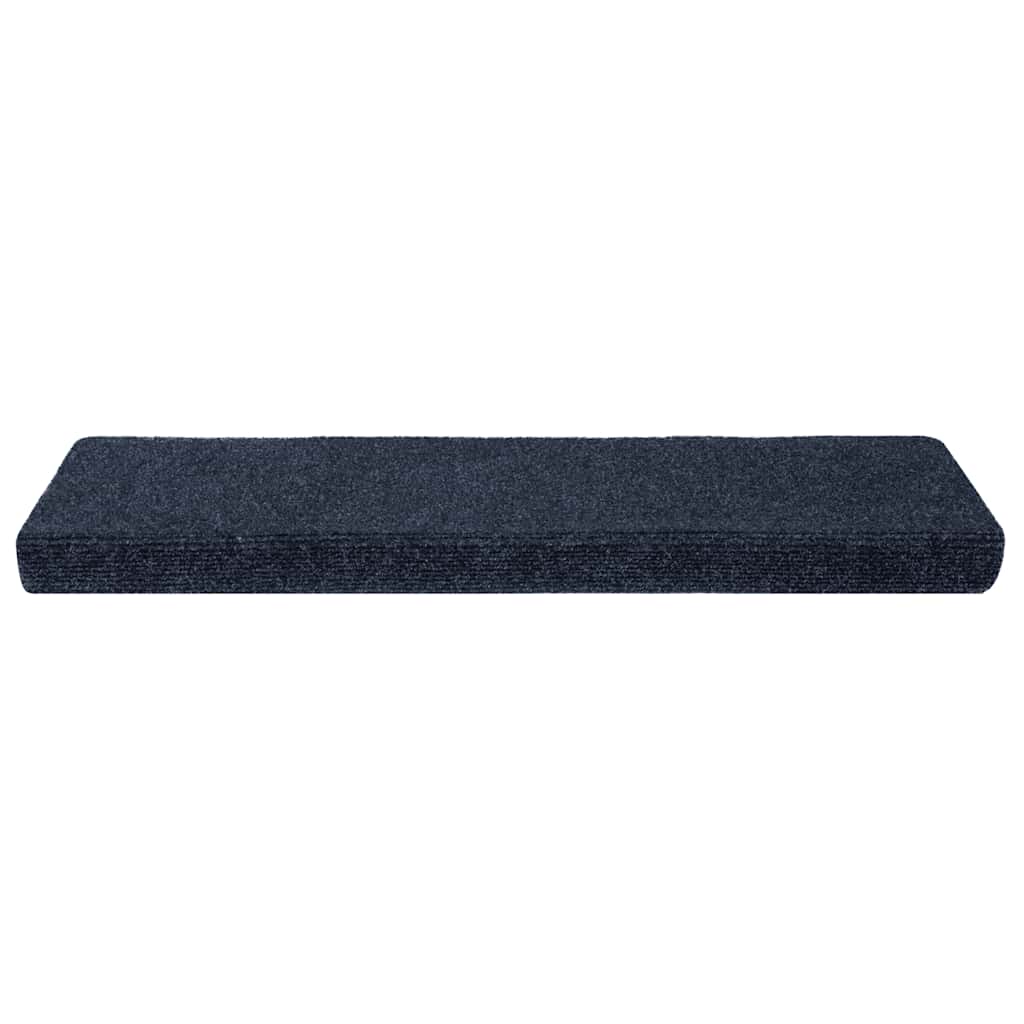Prostirke za stepenice samoljepljive 10 kom 65x21x4 cm antracit pravokutni rub