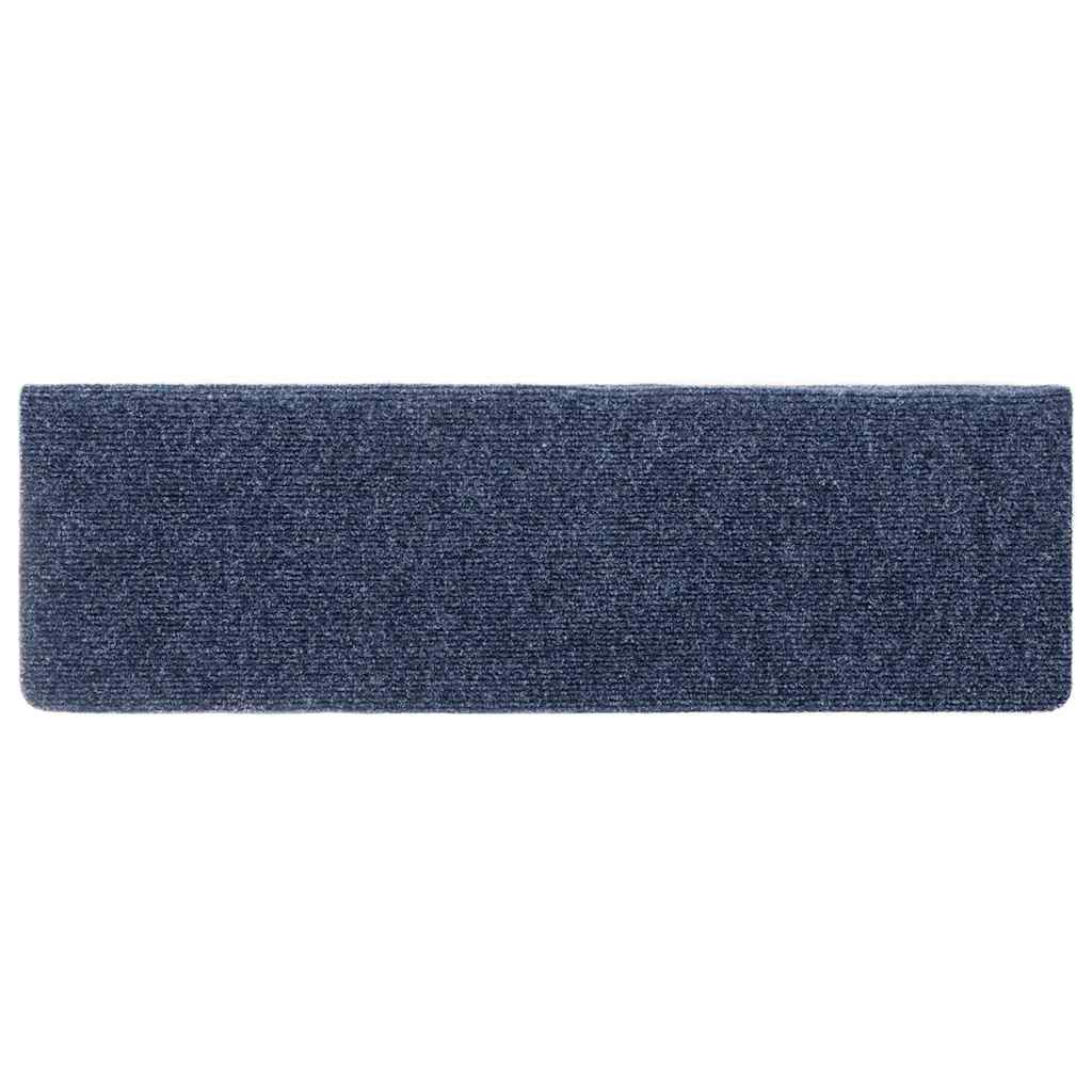 Prostirke za stepenice samoljepljive 10 kom 65x21x4 cm antracit pravokutni rub