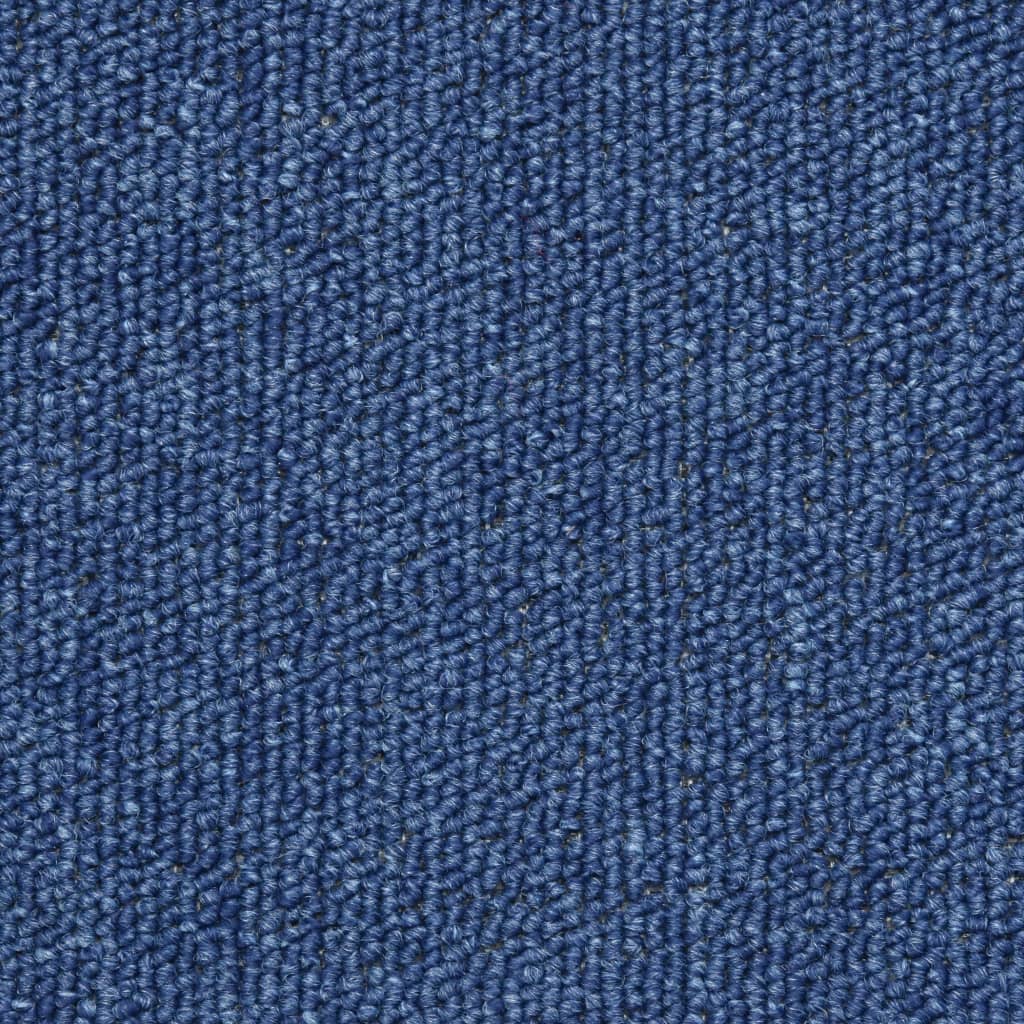 Prostirke za stepenice 10 kom 56x17x3 cm plave poluokrugle