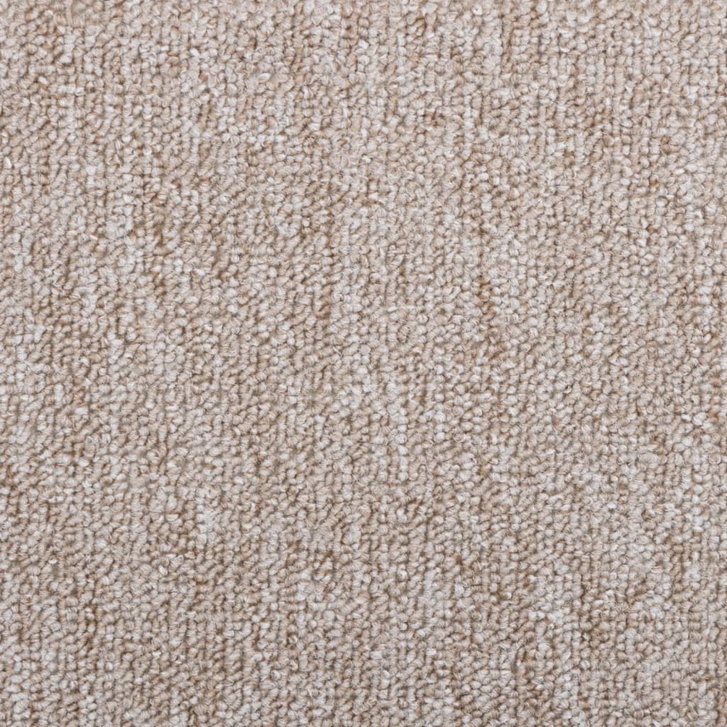 Prostirke za stepenice 10 kom 65x24x4 cm svijetlosmeđe poluokrugle velike