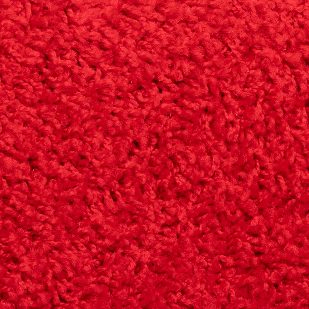 Prostirke za stepenice 10 kom 56x17x3 cm crvene poluokrugle